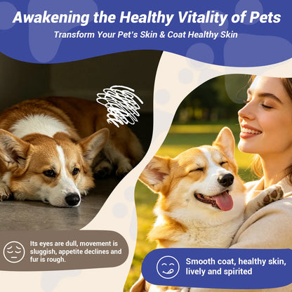 Profluffybio Natural Dog Yeast Infection Treatment - Itchy Skin & Ear Relief, Reduces Inflammation & Irritation, Soothes Allergy Symptoms - Herbal Supplement Soft Chews for Dogs' Healthy Itch Relief (250G)