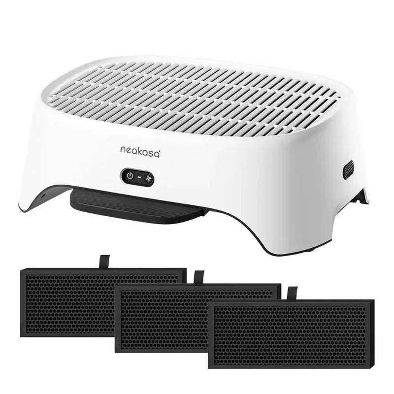 Neakasa Airstep Pet Air Purifier Step with HEPA Filter, 3-Mode Odor Control, Dust & Pet Hair Capture, Effective Litter Control, Compatible with M1 Plus/M1 Lite & Most Automatic/Traditional Litter Boxes