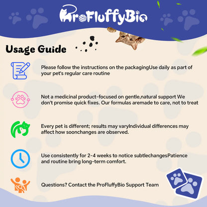 Profluffybio Natural Dog Yeast Infection Treatment - Itchy Skin & Ear Relief, Reduces Inflammation & Irritation, Soothes Allergy Symptoms - Herbal Supplement Soft Chews for Dogs' Healthy Itch Relief (250G)