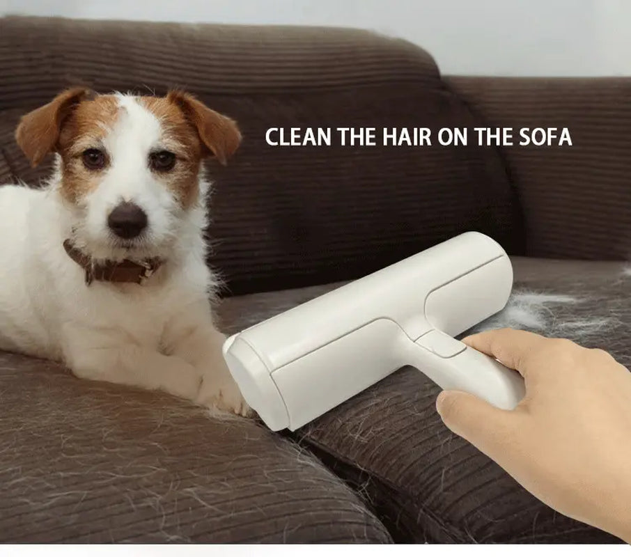 Reusable Pet Hair Remover Roller - Lint Roller for Cat & Dog Hair - Portable Fur Remover for Couch, Furniture, Carpet, and Bedding - Self-Cleaning Design Hair Removal Pet Hair Pet Hair