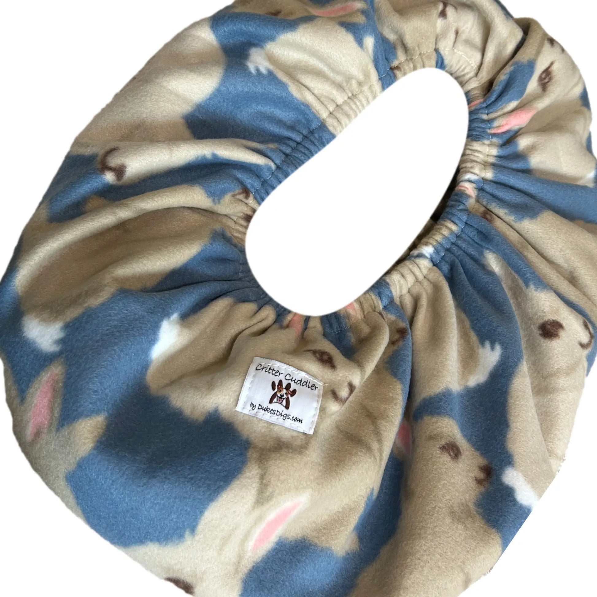 Duke'S Digs XL Critter Cuddler Animal Carrier and Bonding Sling for Small & Medium Pets, Handmade in USA, Machine Washable, Dryer Safe Harnesses