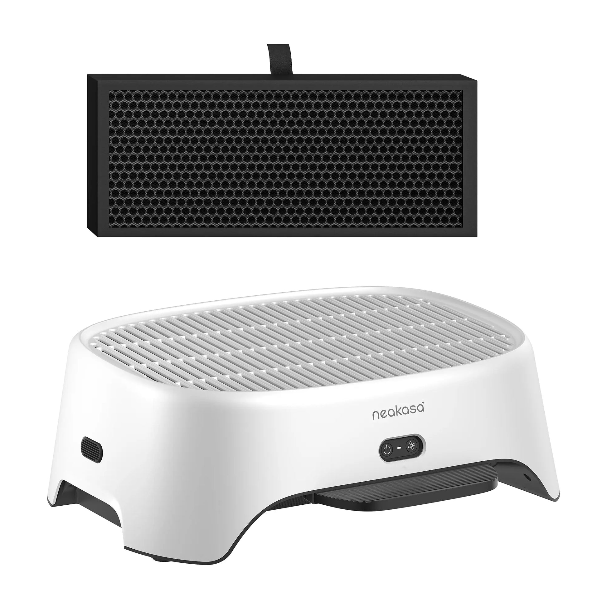 Neakasa Airstep Pet Air Purifier Step with HEPA Filter, 3-Mode Odor Control, Dust & Pet Hair Capture, Effective Litter Control, Compatible with M1 Plus/M1 Lite & Most Automatic/Traditional Litter Boxes