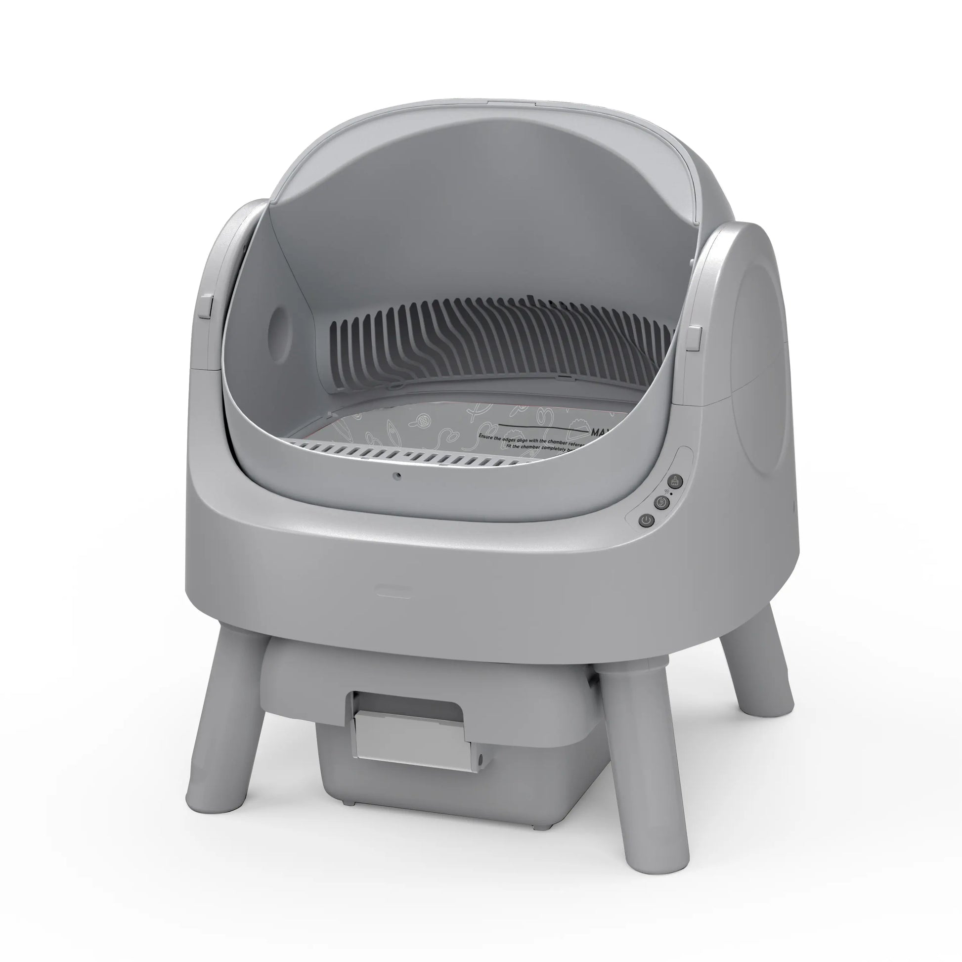Petpivot Autoscooper Open-Top Automatic Self-Cleaning Cat Litter Box - Hands-Free, 6.5L/1.72Gal, 7L/1.85Gal Capacity, Limited-Time Extra 60 Waste Bags (80 Total Bags)
