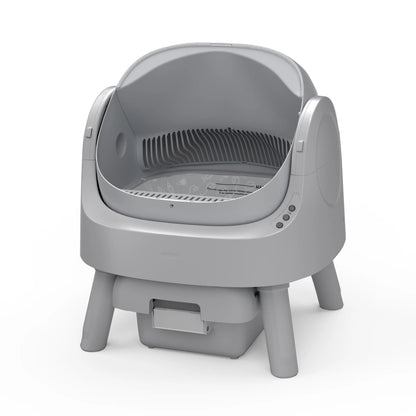 Petpivot Autoscooper Open-Top Automatic Self-Cleaning Cat Litter Box - Hands-Free, 6.5L/1.72Gal, 7L/1.85Gal Capacity, Limited-Time Extra 60 Waste Bags (80 Total Bags)