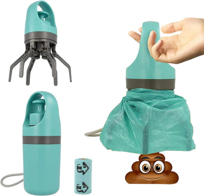 Portable Pet Poop Scooper, 1 Count Dog Waste Bag Holder, Pet Waste Bag Dispenser, Outdoor Dog Poop Scooper, Pet Supplies
