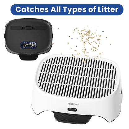 Neakasa Airstep Pet Air Purifier Step with HEPA Filter, 3-Mode Odor Control, Dust & Pet Hair Capture, Effective Litter Control, Compatible with M1 Plus/M1 Lite & Most Automatic/Traditional Litter Boxes