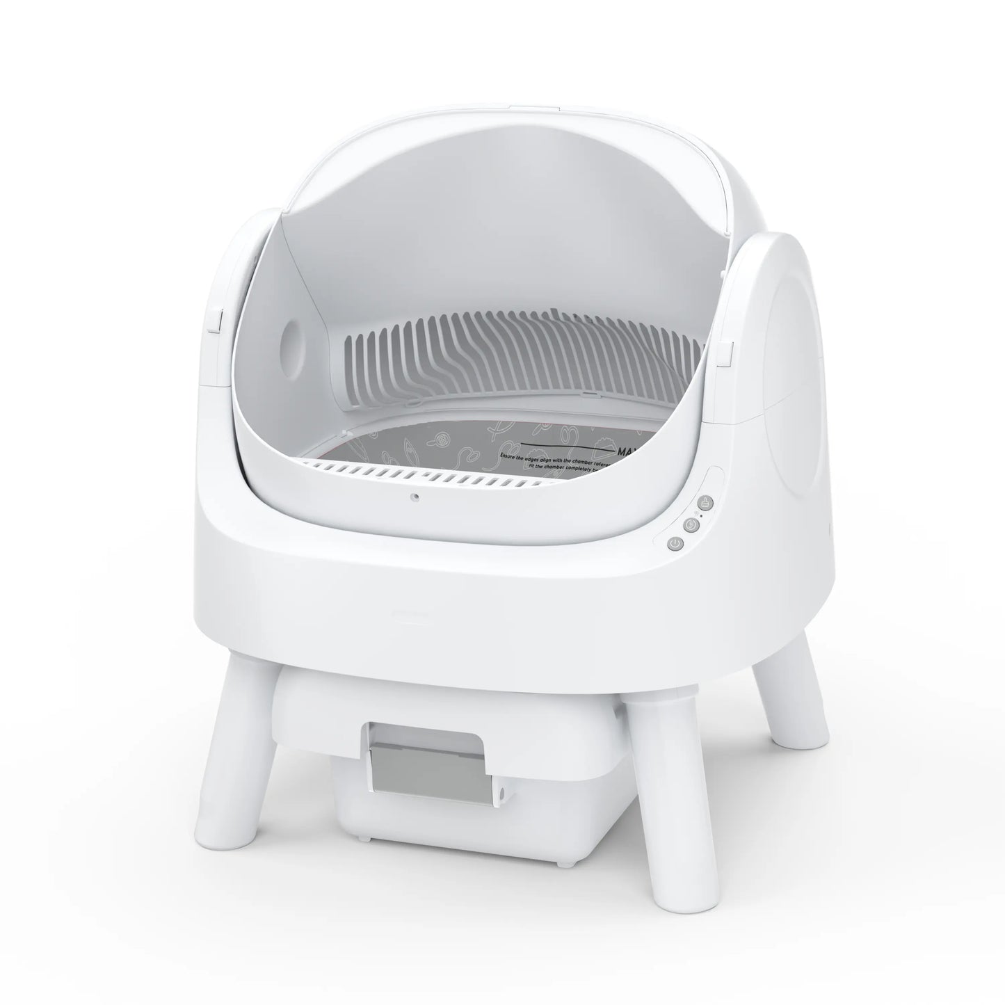 Petpivot Autoscooper Open-Top Automatic Self-Cleaning Cat Litter Box - Hands-Free, 6.5L/1.72Gal, 7L/1.85Gal Capacity, Limited-Time Extra 60 Waste Bags (80 Total Bags)