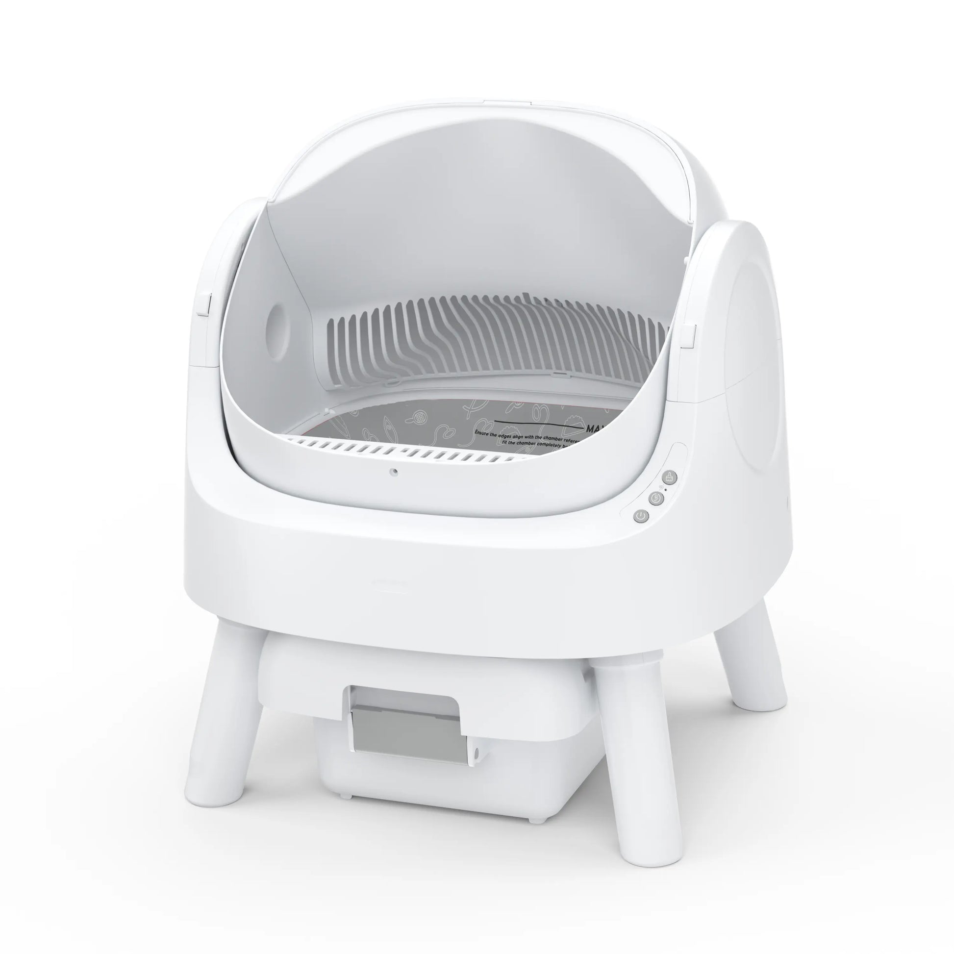 Petpivot Autoscooper Open-Top Automatic Self-Cleaning Cat Litter Box - Hands-Free, 6.5L/1.72Gal, 7L/1.85Gal Capacity, Limited-Time Extra 60 Waste Bags (80 Total Bags)