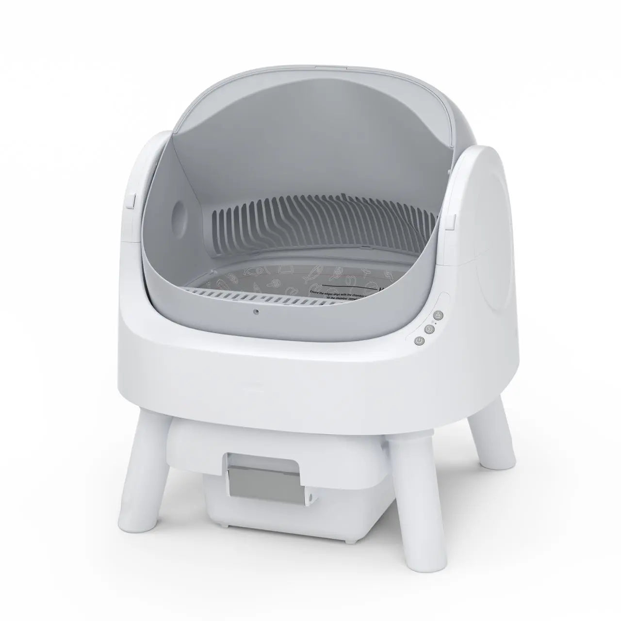 Petpivot Autoscooper Open-Top Automatic Self-Cleaning Cat Litter Box - Hands-Free, 6.5L/1.72Gal, 7L/1.85Gal Capacity, Limited-Time Extra 60 Waste Bags (80 Total Bags)