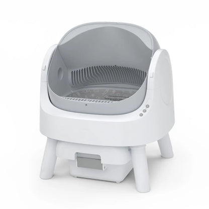 Petpivot Autoscooper Open-Top Automatic Self-Cleaning Cat Litter Box - Hands-Free, 6.5L/1.72Gal, 7L/1.85Gal Capacity, Limited-Time Extra 60 Waste Bags (80 Total Bags)