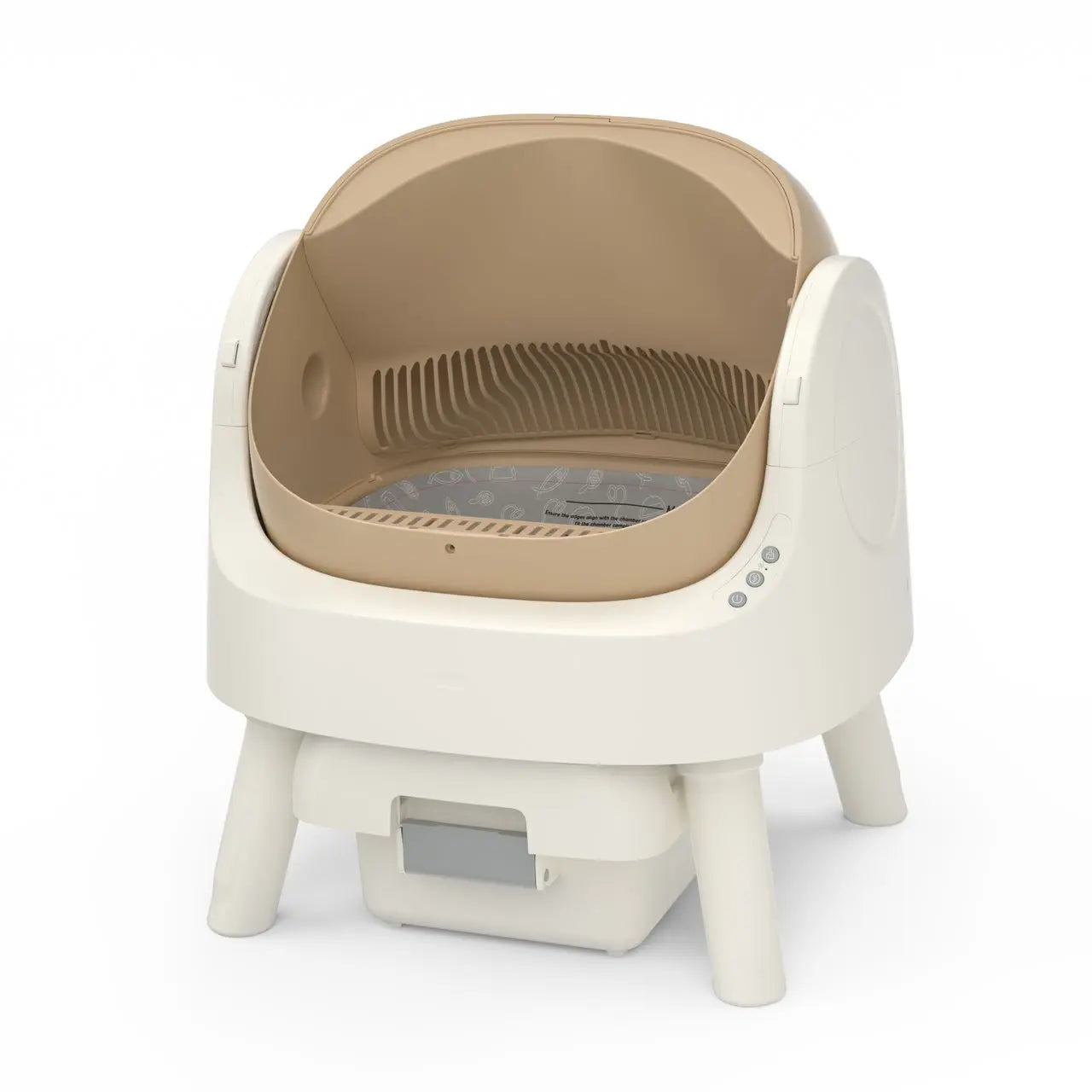 Petpivot Autoscooper Open-Top Automatic Self-Cleaning Cat Litter Box - Hands-Free, 6.5L/1.72Gal, 7L/1.85Gal Capacity, Limited-Time Extra 60 Waste Bags (80 Total Bags)